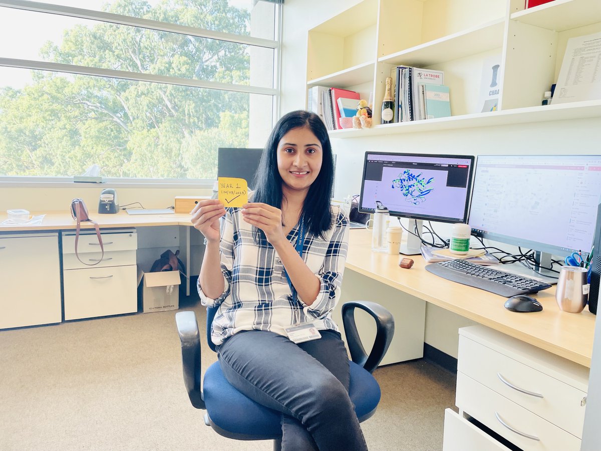 Today marks the first year of my PhD. It's a privilege to work with such wonderful people. Special thanks to my supervisor <a href="/Tatiana_Biochem/">Dr Tatiana Soares da Costa</a> for your support. Looking forward to the year ahead!!