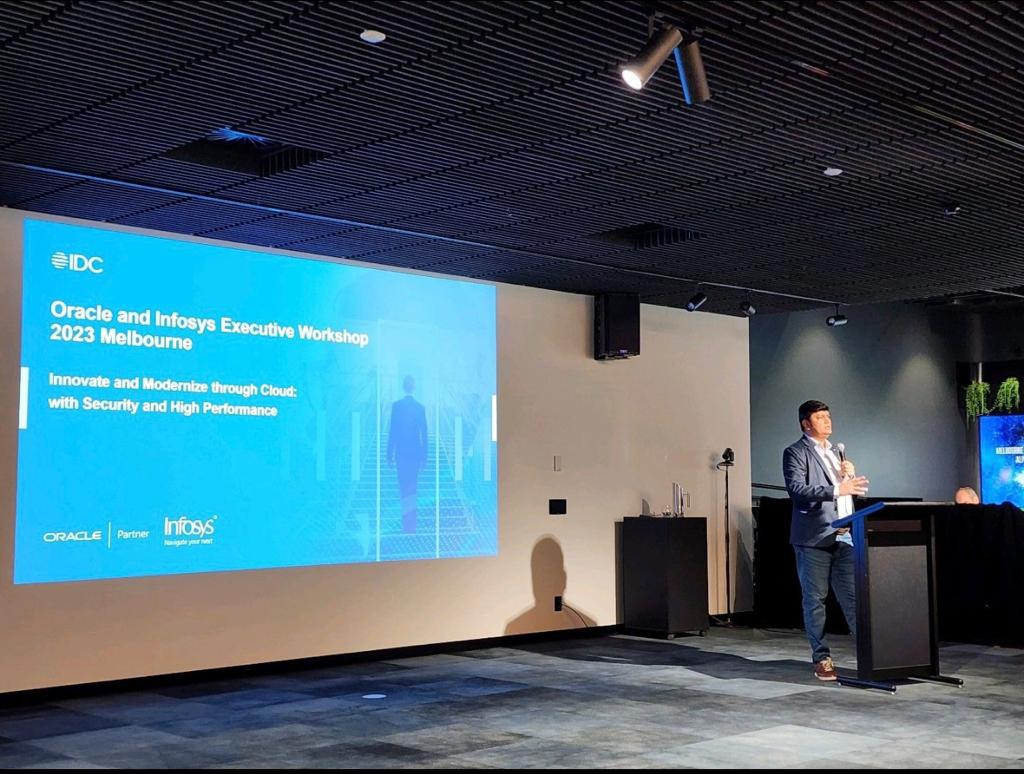 InfosysAusNZ's tweet image. Infosys and Oracle hosted an exclusive executive workshop “Innovate and Modernise through Cloud: with Security and High Performance” in Infosys&apos; Melbourne Living Lab. Here are few glimpses of the insightful conversation. 

#InfosysOracleServices #InfosysCobalt