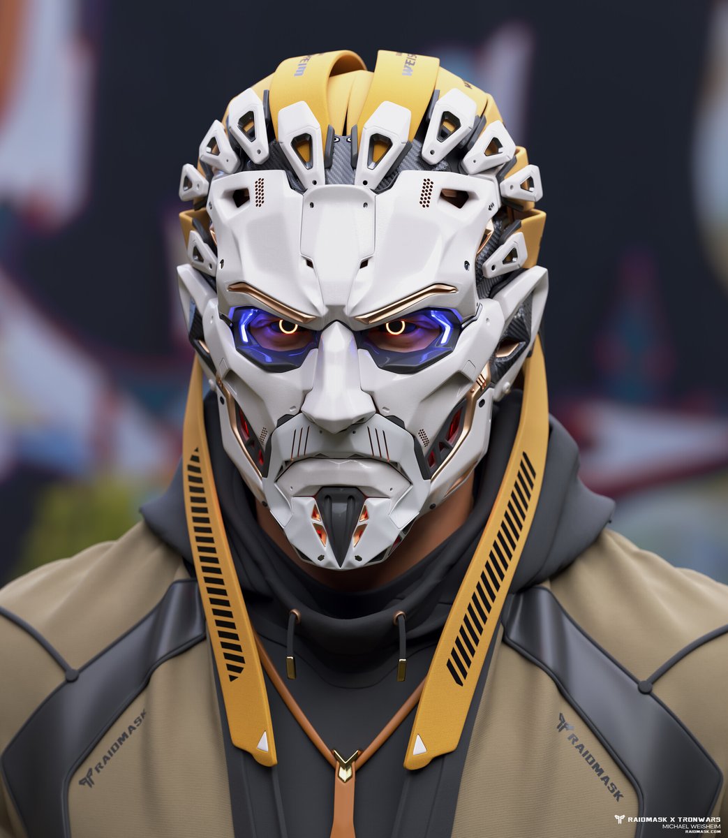 thetronwars's tweet image. TronWars X Raidmask.  🤝

A new angle of attack, a revolution in #NFTs. 🟡🪐