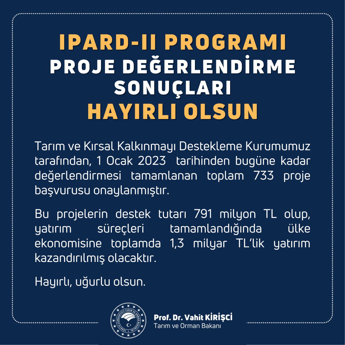 Prof.Dr.Vahit Kirişci tweet media