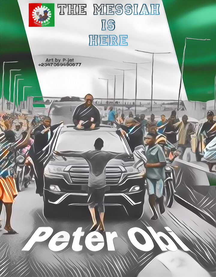 pjetdcelebrity's tweet photo. My art work for the one the Lord of choosing @PeterObi https://t.co/8gEi8oB4GU
