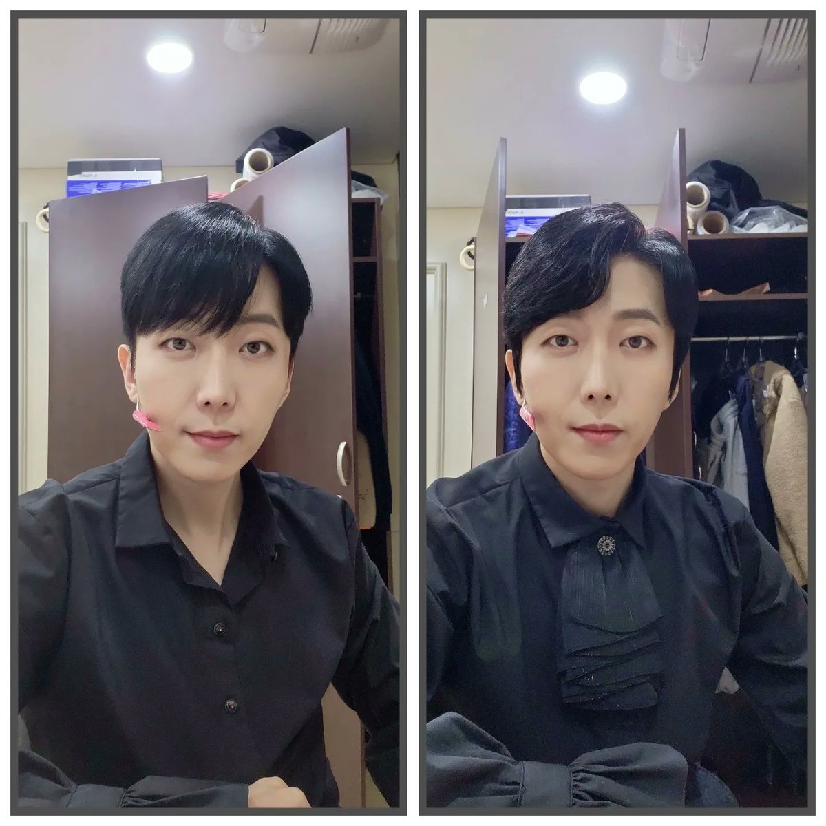 1201jb's tweet photo. 이발소를 다녀왔다
엄청 싹둑 잘랐다
그런 것 치고는 그런 것 같지 않다
까라마조프 콜라보 
까라마데우스
#이반 아니고 #이발 
#아마데우스 #까라마조프 #까라마데우스 
머리가 길었을 때는 컬을 조금 넣었군
#연극 #뮤지컬 #연지컬 https://t.co/4cbidO45JN
