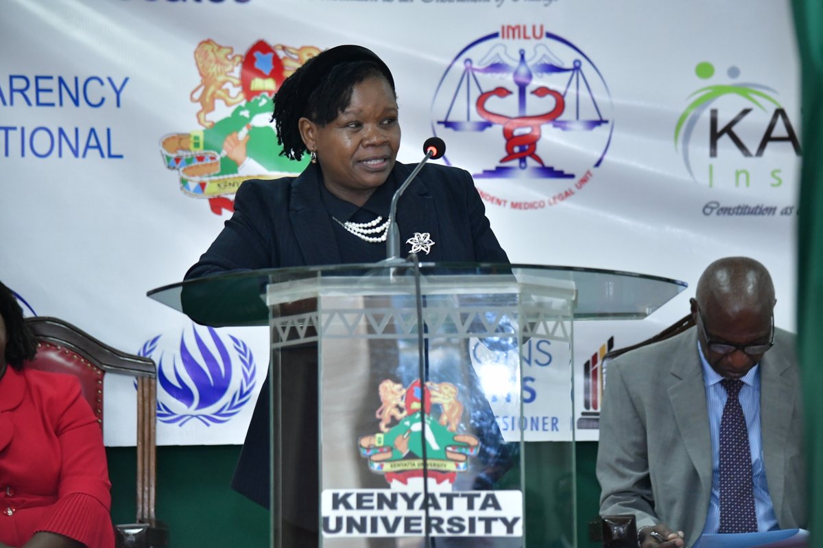 'Access to information must be enhanced through educating people and we achieve this through collaborations with the civil society and sharing of information to students seeking information', Commissioner Lucy Ndungu, Ombudsman #Mootcourt #KUMootCourt  #HumanRightsAct #AKMCC2023