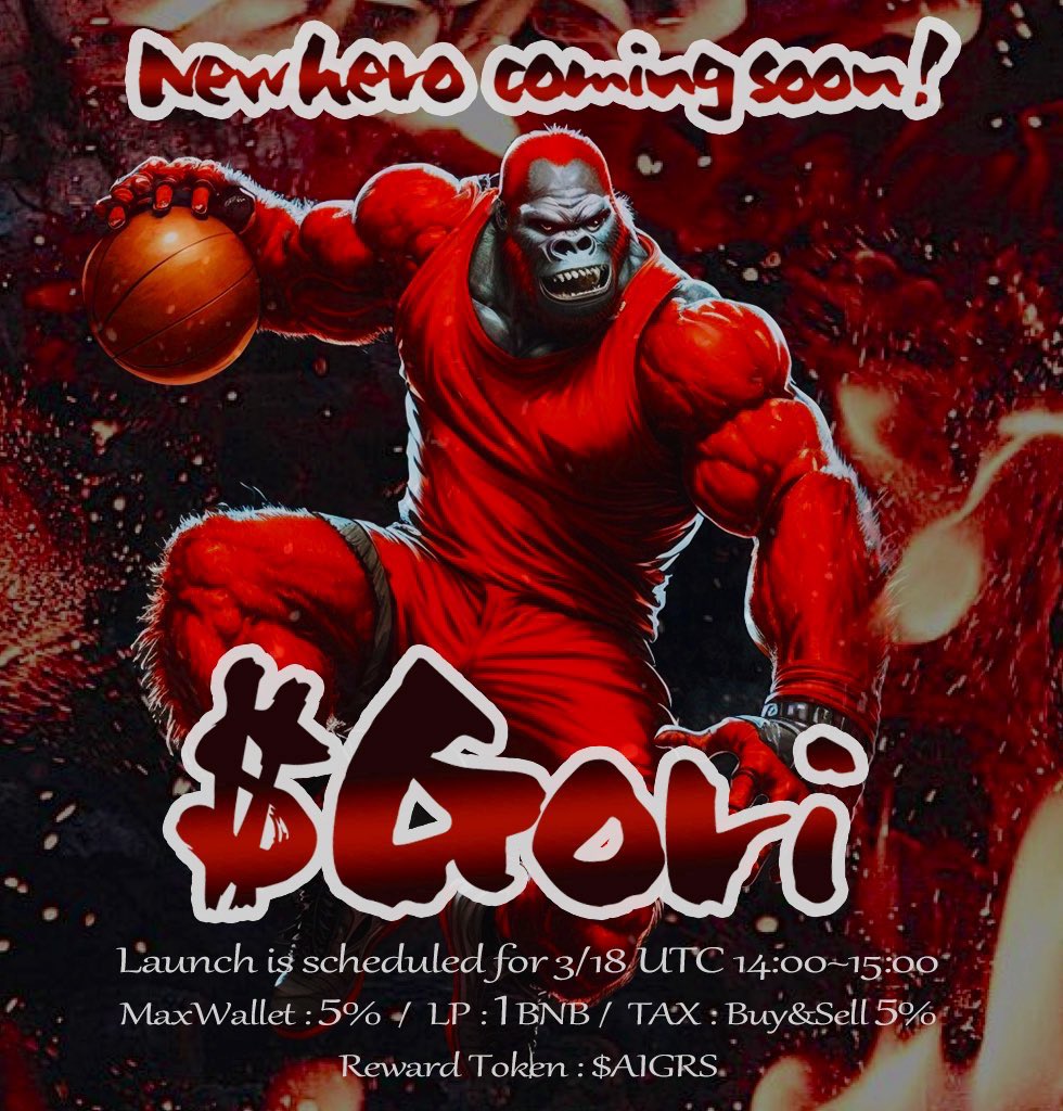 ceo_gorilla_ai's tweet photo. $AIGRS Project ๐
2nd Token Launch Soon๐ฆ https://t.co/PskCVl6bo0