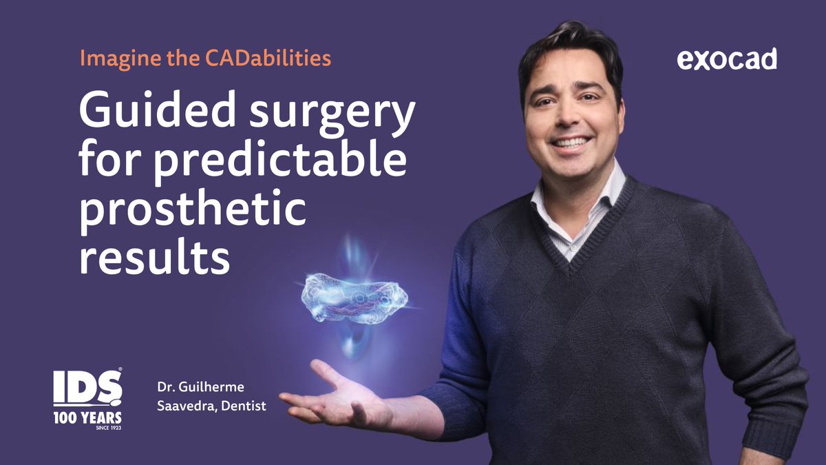 exocad's tweet photo. Design faster, plan with predictability and improve treatment outcomes.
It starts with a good plan, exoplan 3.1 Rijeka – now available in the US and selected regions.
See it in action at IDS, hall 1, booth A041/C041.
Learn more: https://t.co/FP3xAgEYWv
#exocad #exoplan https://t.co/mXBuVdG70z