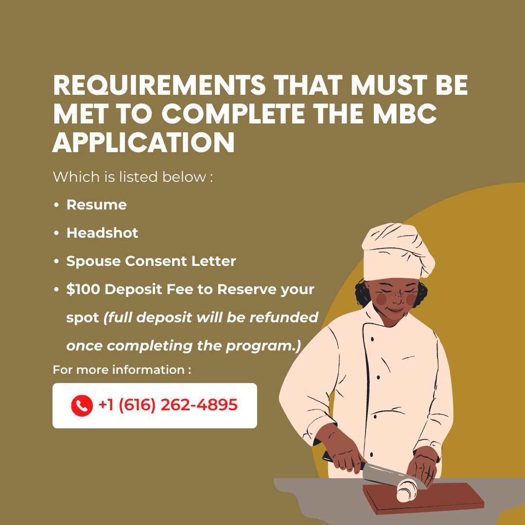 MotherlandCult2's tweet image. What are the things you need to have ready before applying for a spot in the Motherland Business Coaching program? 

Apply now:
ow.ly/8Ze650NeCxE

#MotherlandBusinessCoaching #AfricanWomenEntrepreneurs #CulinarySuccess #CookingClass