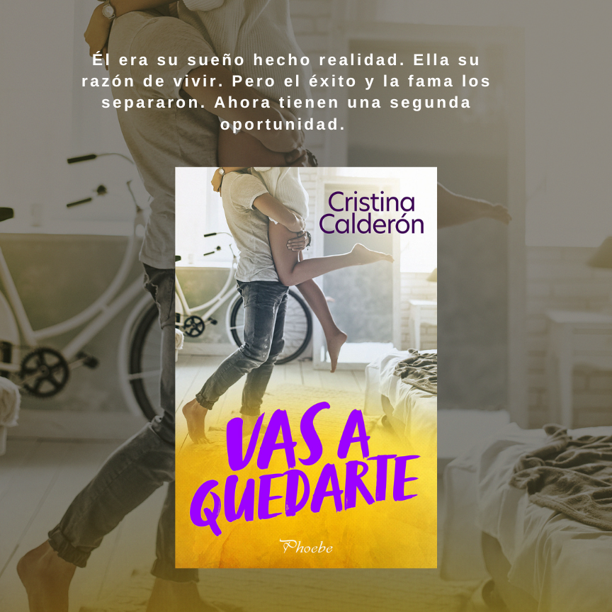 PhoebeRomantica's tweet photo. 🎉🎉🎉 ¡Tenemos una gran noticia! 

Ya podemos revelar el título y la cubierta de la novela de @calderon_autora , la autora romántica que debuta con “Vas a quedarte”, una historia de amor y segundas oportunidades 💛. No te pierdas esta novela. 🎉🎉🎉

A la venta en mayo https://t.co/UQSDpVa8wm