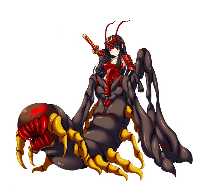 昔商業で描いた大百足娘 リニューアルしてみたいかも
巨女系で設定本も出してみたいっすね(言うだけただなのだわw) 