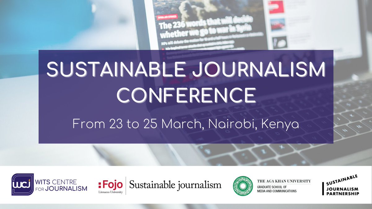 Journ_SA's tweet photo. The immense environmental, social and economic challenges we currently face demand a new understanding of the role of journalism in society.

Join us and @fojo_int as we expand on the concept of sustainable journalism at @AKUMediaFutures later this month.

https://t.co/cQYERw4Avc https://t.co/PVrEVjfEk4