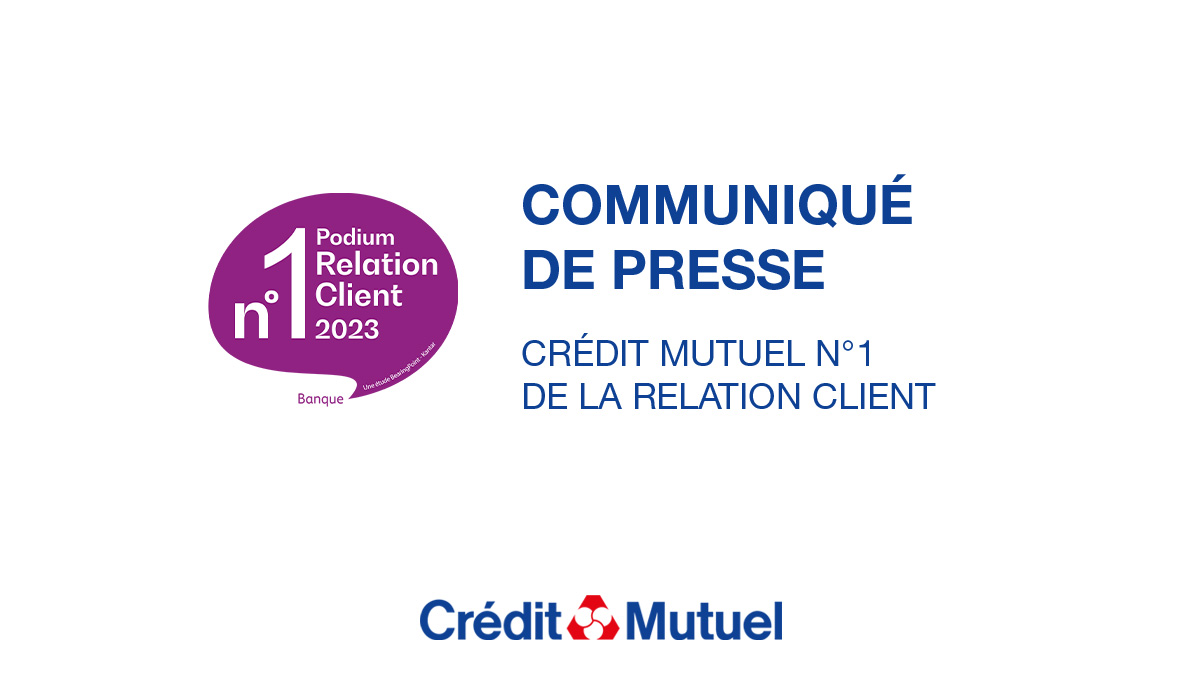 Le Prix de la Relation Client 2023 récompense le Crédit Mutuel, grand vainqueur de la catégorie Banque.
Lire le communiqué de presse : bit.ly/CM-CPrelation