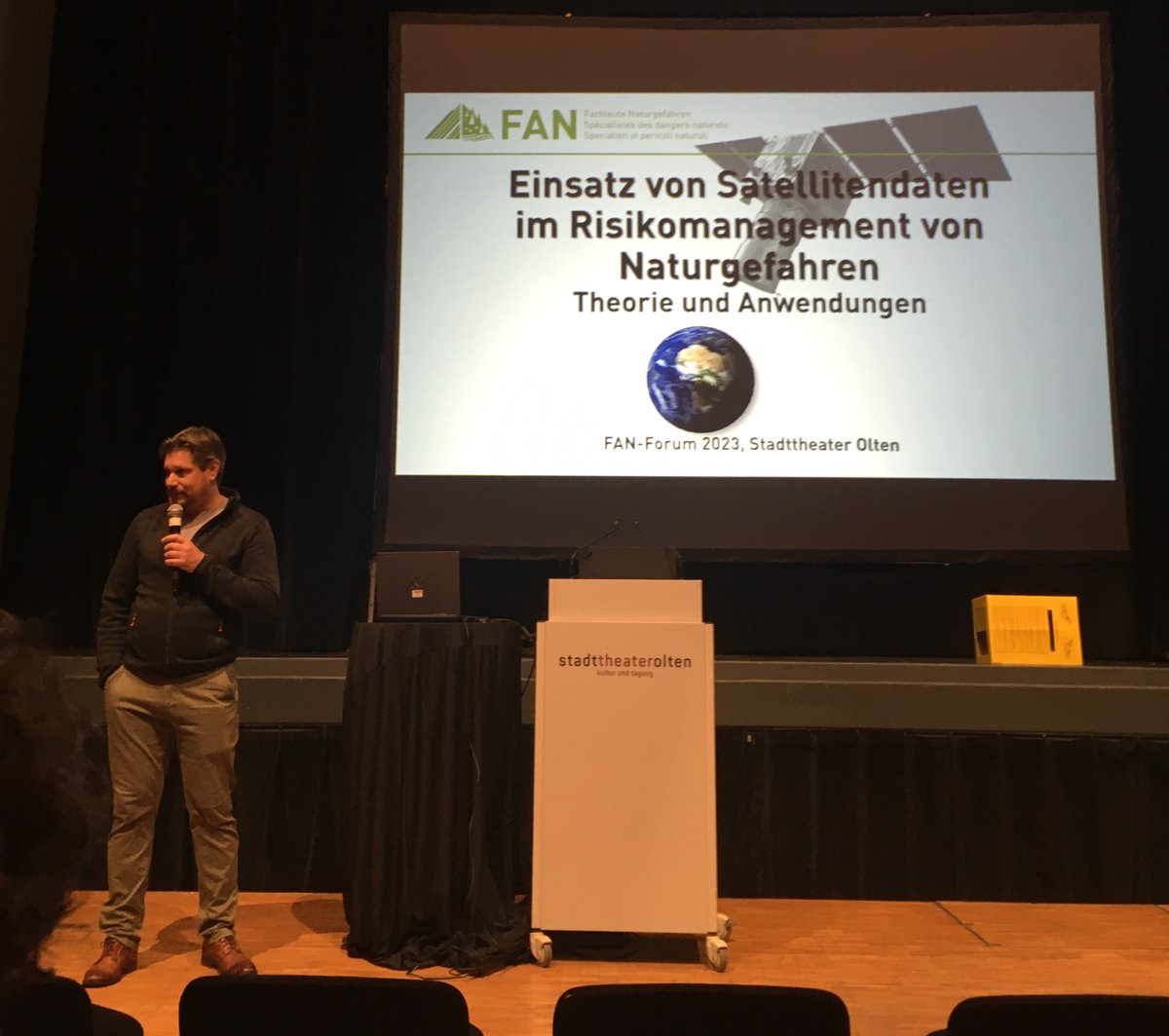 hydrosolutions was at the #FANForum 2023 in Olten. Gained interesting insights into the use of satellite data in risk management of natural hazards.