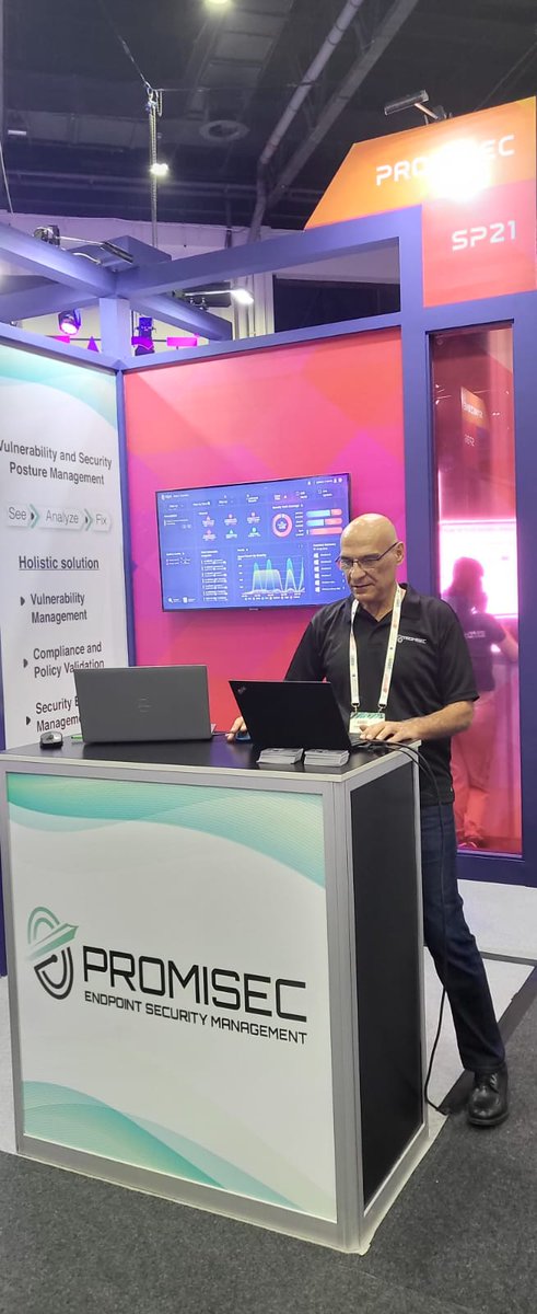 We care about enhancing your cyber posture and remediating those hidden vulnerabilities🚀
Visit <a href="/GISECGlobal/">GISEC GLOBAL</a> to meet Promisec's CEO, Ori Shahar, and CBO Haim Levy to learn how PEM handles these challenges holistically and intuitively.
We'd love to see you at stand SP21 in Hall 4.