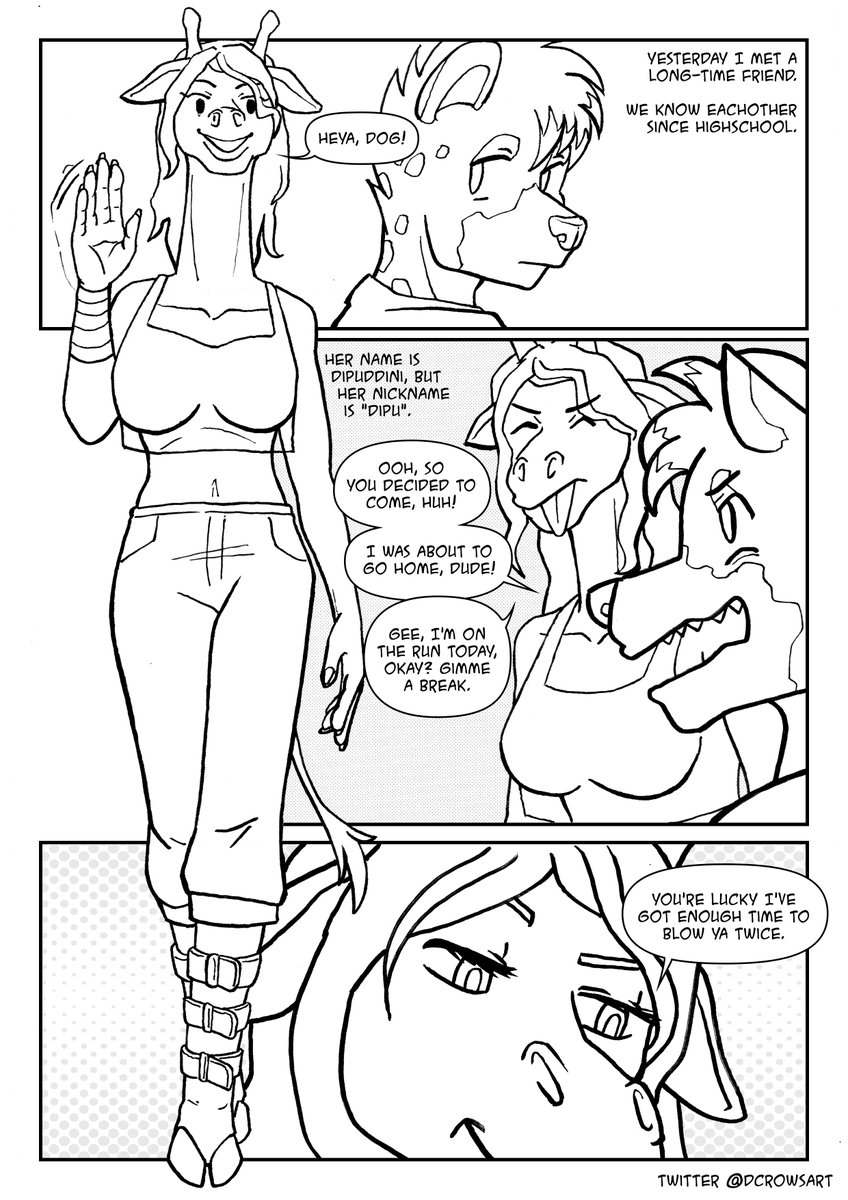 dCrowsArt's tweet photo. Heyoo!

@MarulArt encouraged me to re-edit and post the comic where Dipu and Mr. Riddle meet. 

It's four pages long, I'll post them as I finish. Thanks again, eagle~ https://t.co/JCPfJdWA5P