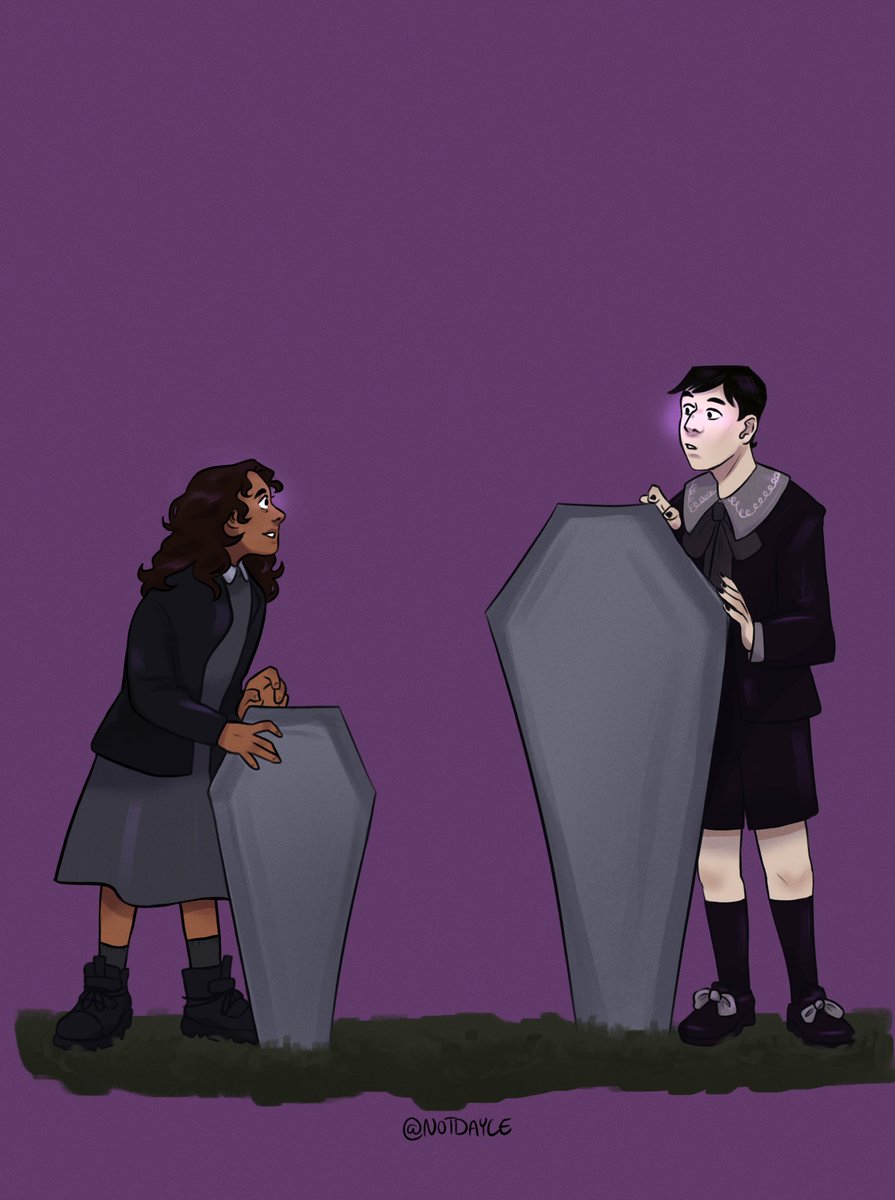 notdayle's tweet image. They’re creepy and they’re kooky, mysterious and spooky🖤