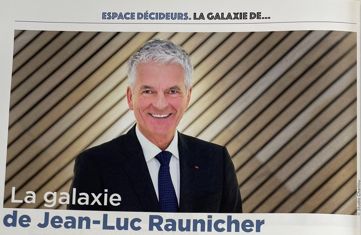 MEDEF Auvergne-Rhône-Alpes (@medefaura) on Twitter photo 📰 Découvrez la galaxie de Jean-Luc Raunicher, Président du <a href="/MedefAura/">MEDEF Auvergne-Rhône-Alpes</a>, dans <a href="/LyonDecideurs/">Lyon Décideurs</a> tout au long du mois !
🙏 Merci à Jean-Pierre Vacher pour cette parution ! 📰 Découvrez la galaxie de Jean-Luc Raunicher, Président du <a href="/MedefAura/">MEDEF Auvergne-Rhône-Alpes</a>, dans <a href="/LyonDecideurs/">Lyon Décideurs</a> tout au long du mois !
🙏 Merci à Jean-Pierre Vacher pour cette parution !