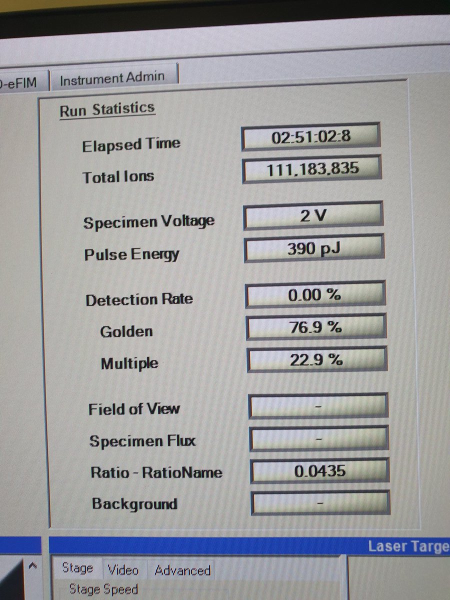 Daly_Planet's tweet photo. Officially the largest #AtomProbe dataset i've ever collected: 111 million atoms @Sydney_Uni is this what #MaterialScientists feel like? @ljtegg https://t.co/r3Oy25mByu