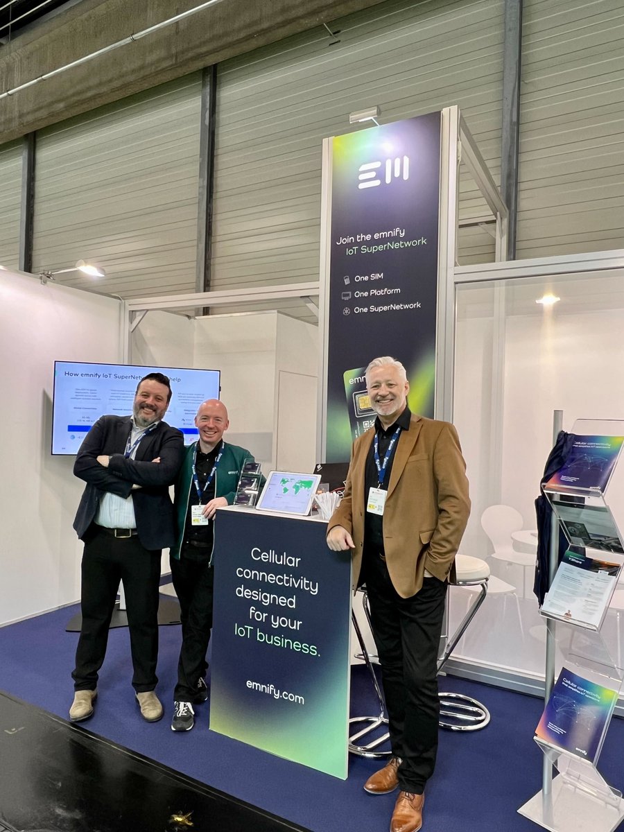 emnify's tweet image. We&apos;re at @embedded_world! Don&apos;t forget to stop by our booth 401 in hall 3! Our experts are here to showcase our cutting-edge #emnifyIoTSuperNetwork and answer all your questions.
Don&apos;t miss out on our presentation at Exhibitor Forum, hall 3 at 16:00.
See you! #embeddedworld2023