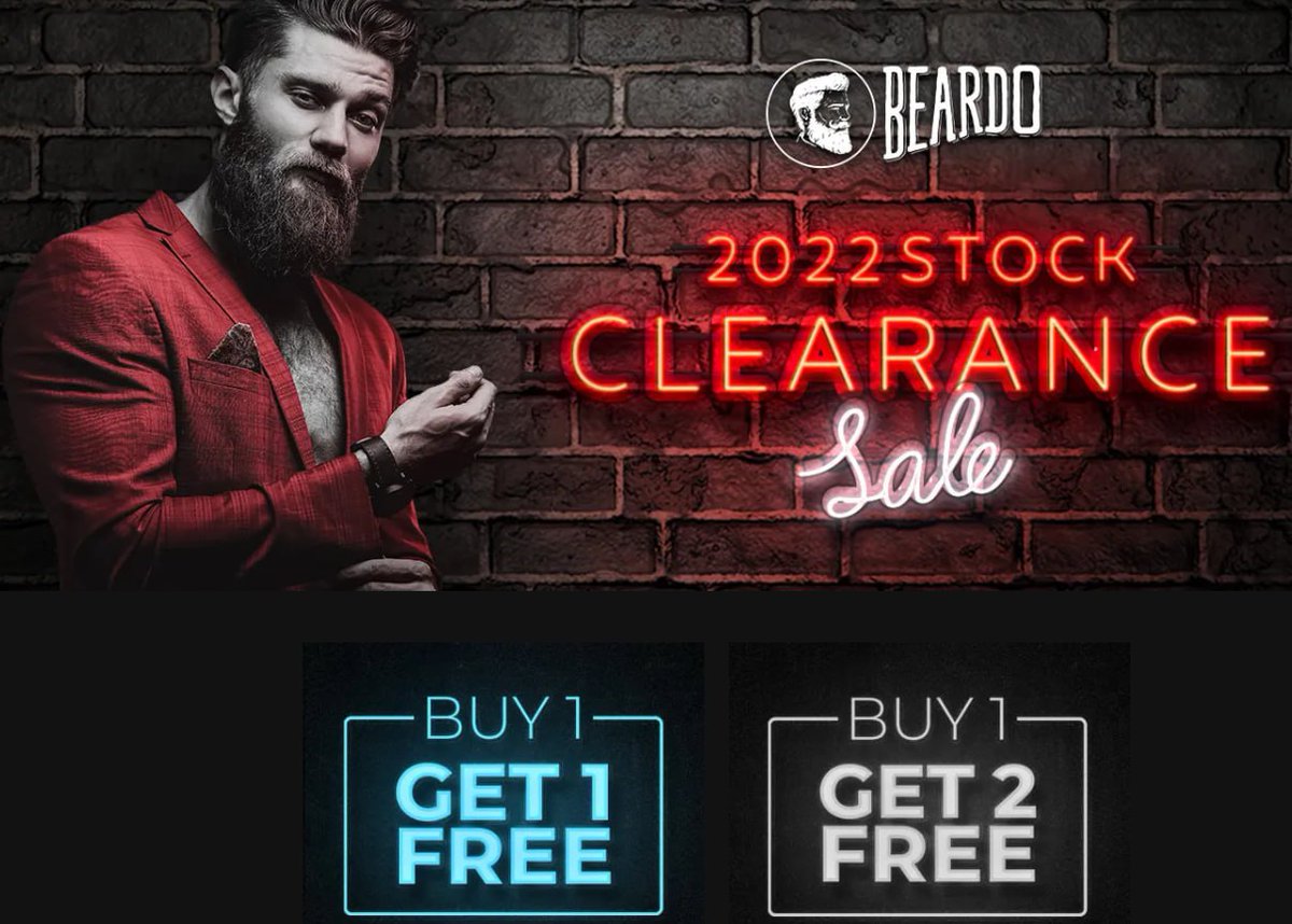 FaydaBazar24's tweet image. 🔥🔥Beardo Clearance Sale | Buy 1 Get 1 Free / Buy 1 Get 2 Free

No Code Required

bit.ly/3FlJGUX

#Sale #Lootdeals #Lootoffer #Facewash #Onlineshopping #Offer #Clearancesale #