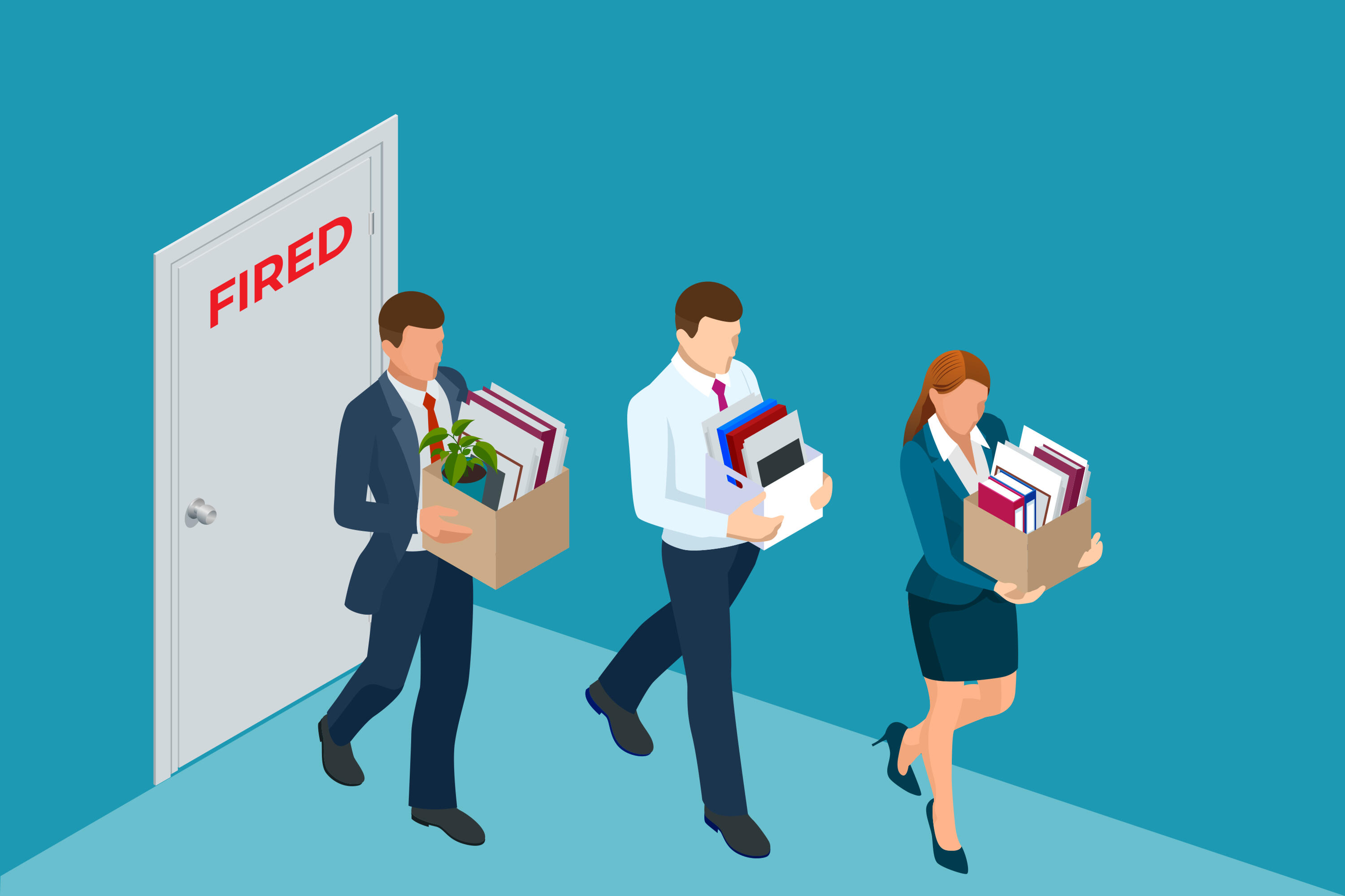 Увольнения на работе изображение
