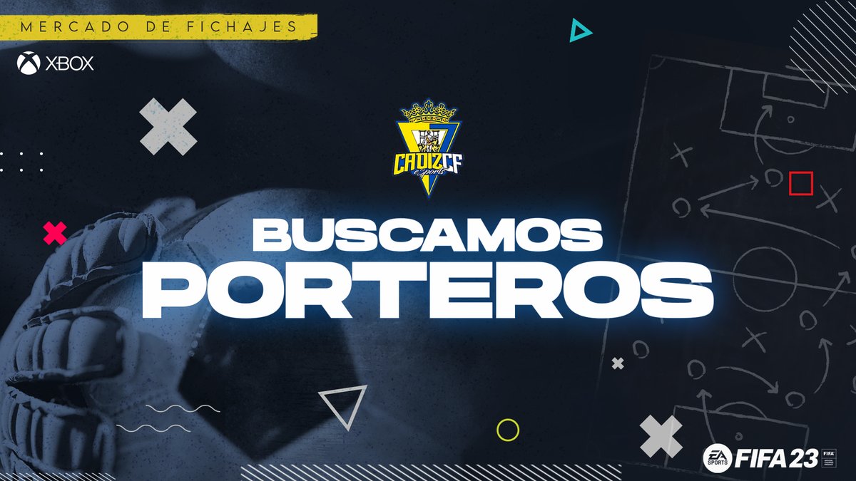🫵 ¡Te necesitamos! 

🧤⚽️ Nuestro equipo de #Xbox busca portero para completar la plantilla 

📩 Si estás interesado ponte en contacto con el responsable del equipo: <a href="/Chulotikitaka7/">C.Tikitaka💛💙</a>