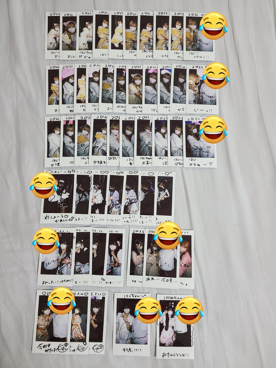 hajime00007's tweet image. 『やっぱ～、やっぱ好きなんだ♡100枚チャレンジ( *ˊᵕˋ* )💗』(文中敬称略)

#ジューロック
篠宮すずね、深澤りこ、蒼乃萌衣、夢月あい、黒木真里亜

#シャニパレ
植村美月、小倉ももか、新垣みなみ、沢野友香、麦茶ひの、篠崎のの、白井凛

『コンカフェ入門編🥞☕』
#aoco
みなみ、せあ、さら