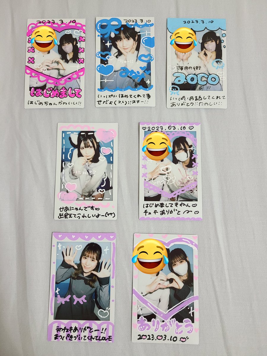 hajime00007's tweet image. 『やっぱ～、やっぱ好きなんだ♡100枚チャレンジ( *ˊᵕˋ* )💗』(文中敬称略)

#ジューロック
篠宮すずね、深澤りこ、蒼乃萌衣、夢月あい、黒木真里亜

#シャニパレ
植村美月、小倉ももか、新垣みなみ、沢野友香、麦茶ひの、篠崎のの、白井凛

『コンカフェ入門編🥞☕』
#aoco
みなみ、せあ、さら