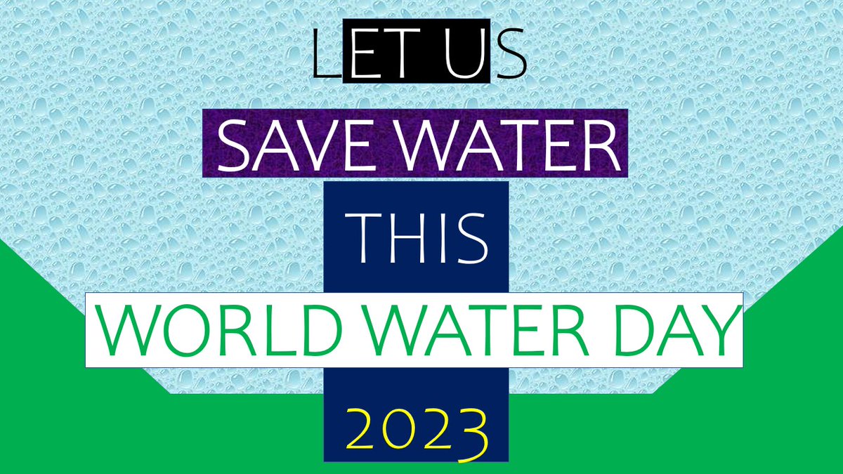 _OmKumar's tweet photo. #WorldWaterDay2023 is coming...
LET US PLEDGE TO #saveWater this #WorldWaterDay.
#WaterIsPrecious #SaveWaterByOm
💧💦🌊 https://t.co/EKdTZDoEIg