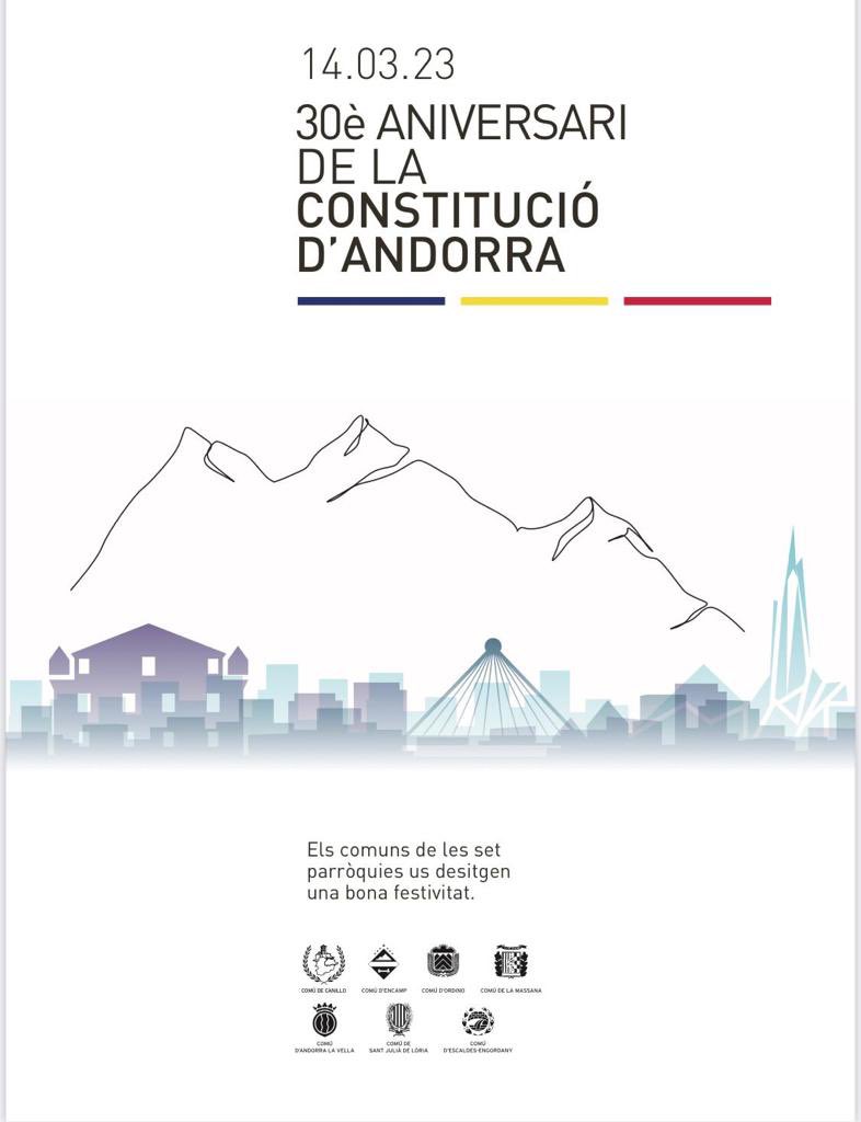 comusantjulia's tweet photo. 🇦🇩 Feliç dia de la Constitució! 💙💛❤️
#Constitucio #30anys
@canillo_andorra @ComuEncamp @ordinoesviu @comudelamassana @AndorraCapital @comuee https://t.co/uOtZ6byNfc