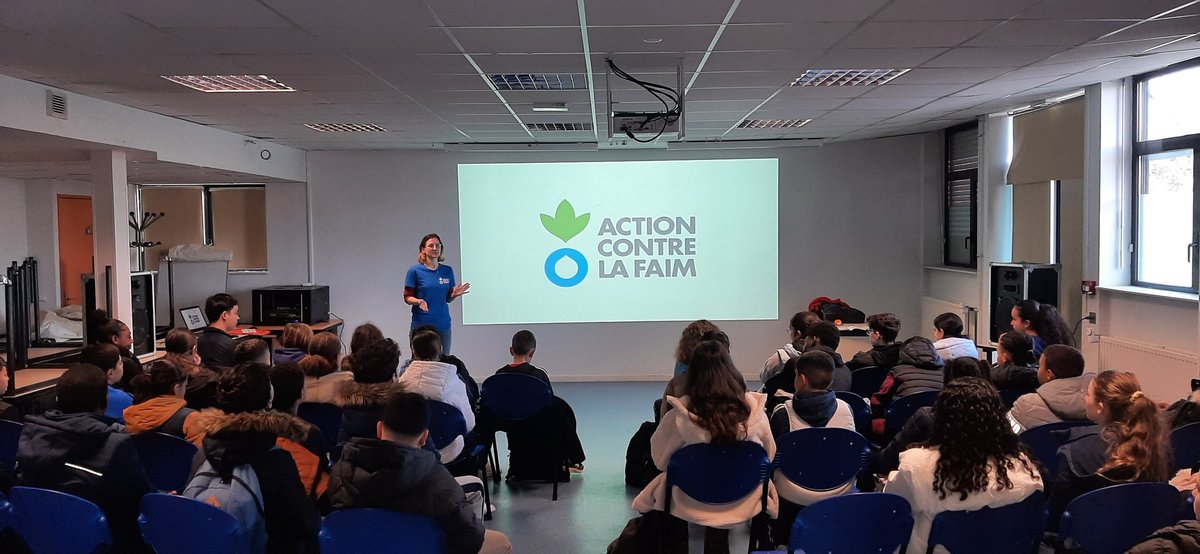 Merci à <a href="/ACF_France/">ActionContreLaFaim</a> de venir au <a href="/Clge_Corneille/">Collège.Corneille</a> pour sensibiliser nos jeunes élèves : Cameroun, Pakistan et Yemen. La course contre la faim aura lieu le 12 mai.