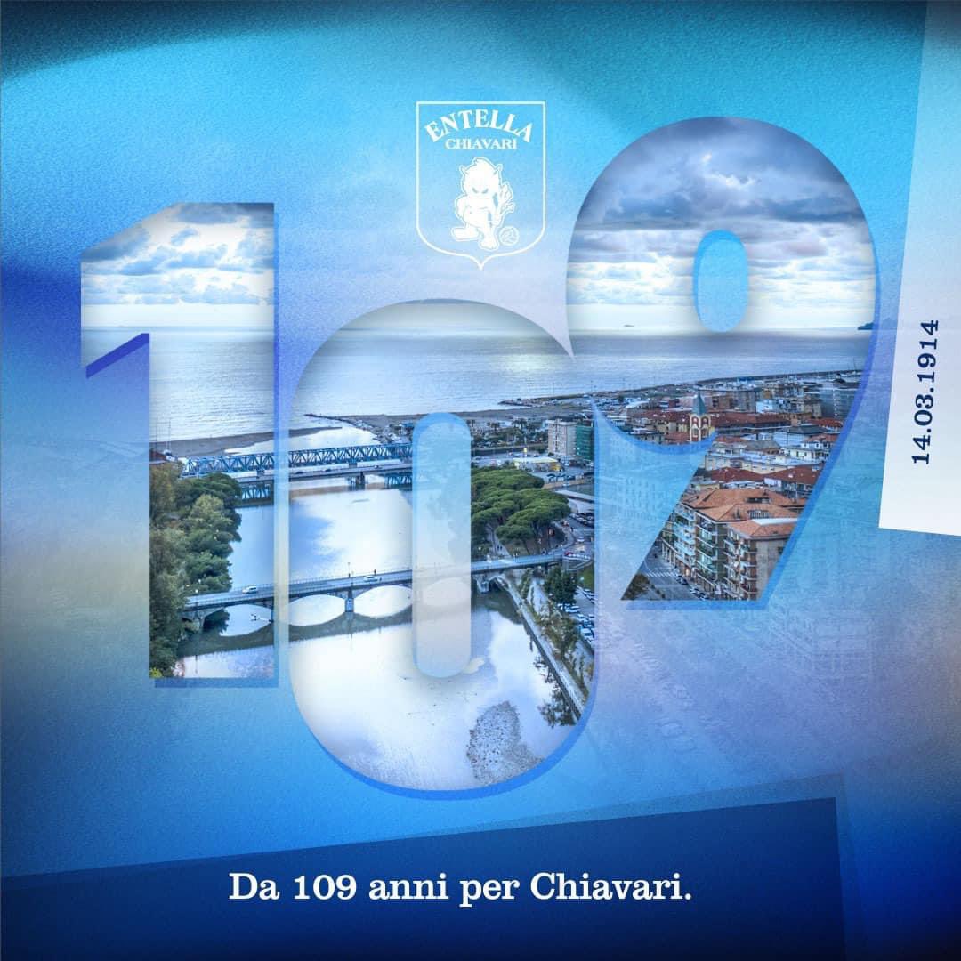 Gioie-dolori-emozioni ❤️
Tanti auguri magica #Entella ⚪️🔵
Da 109 anni per Chiavari
 
#ForzaEntella #UnaSolaSquadra @LegaProOfficial