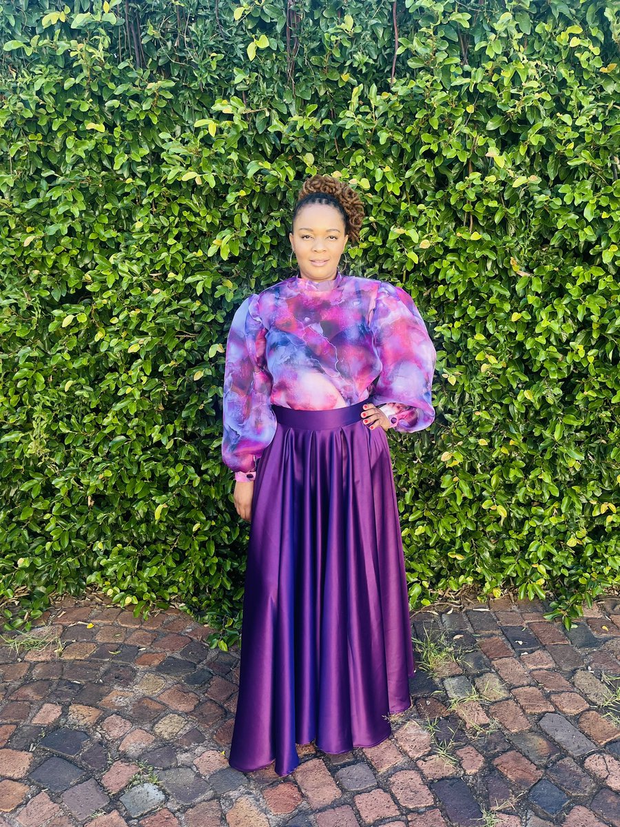 Our puple puff blouse and maxi skirt are available to purchase. Please DM us or WhatsApp us on 0726561247. They will be available at @AFI_sa ‘s house of Nala in Sandton City mall later in the week. #fashionstyle #purple #purpleoutfit #maxiskirt #puffblouse