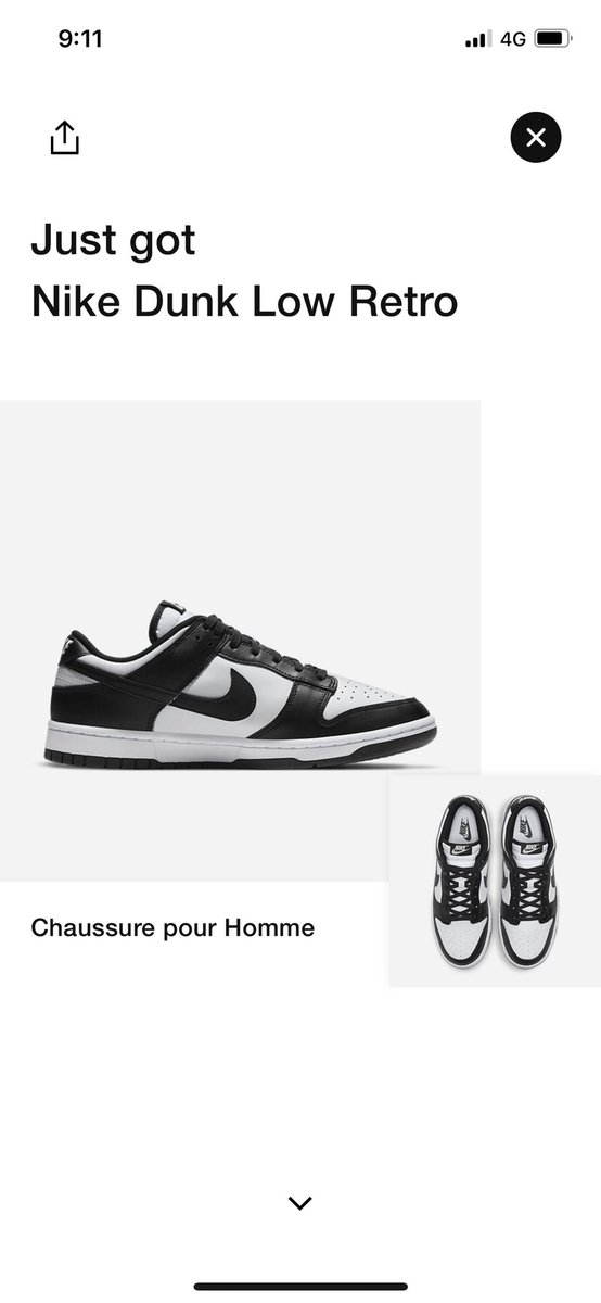 Infos Sneakers tweet media