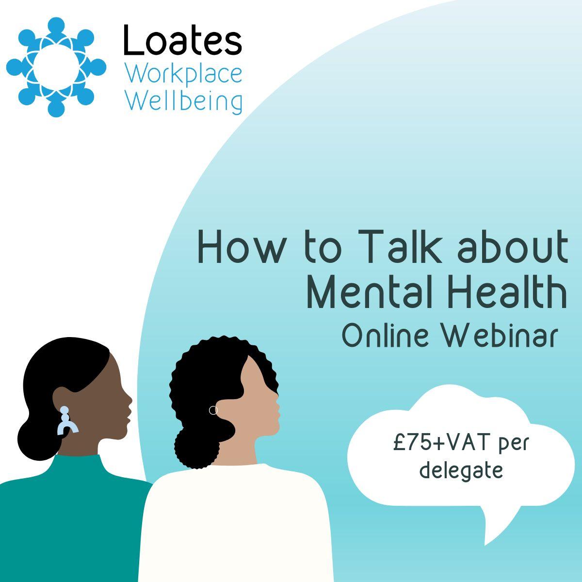 Join us on Wed 22 Mar 2023 for our online training course: 'How to Talk About Mental Health'. Learn how to recognize signs of mental ill health, start a conversation, actively listen & provide support. 🗣️👂🏼📚 #mentalhealth #training #wellbeing #support bit.ly/35ZXhCj