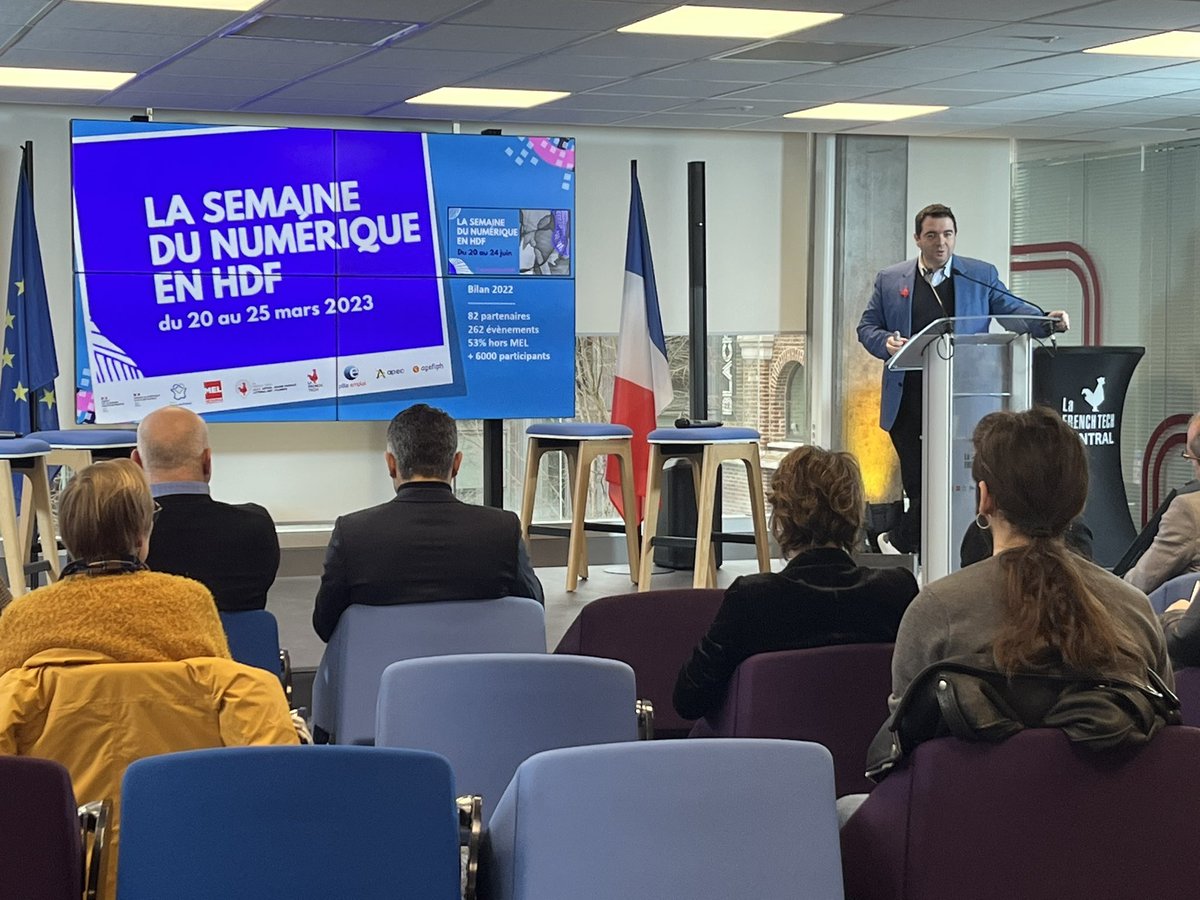 C’est l’heure de la conférence de presse pour La Semaine Du Numérique !

#semainenumhdf #conferencedepresse #numerique #tech #emploi