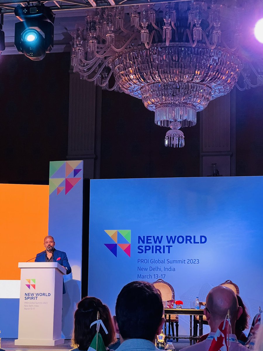 ReakesSarah's tweet image. Fascinating introduction to @PROIWorldwide global summit from @AdfactorsPR CEO in Delhi learning about India’s new world  spirit