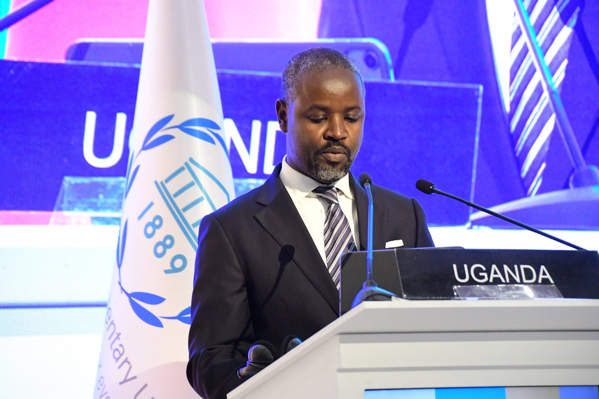 Thomas_Tayebwa's tweet photo. Addressing the 146th Inter-Parliamentary Union Assembly in Manama, Bahrain, I singled out poverty as a key driver for intolerance and exclusion, and asked developed nations to remove non-tariff barriers that are blocking the entry of goods and services from developing countries. https://t.co/IKYVLLIZA0