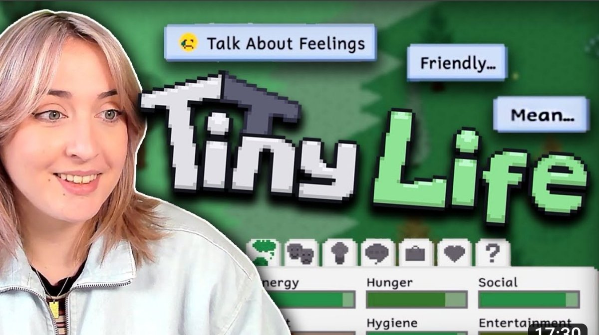 If you are ace or aro and love playing the sims, you'll love this game. You can be asexual /aromantic in this game. How cool is that!? Especially with there being so little games that include us.  (The dev is on Twitter, so thank you <a href="/Ellpeck/">ell (only active on the 🦋 app)</a> 💜)

Game:
youtu.be/MKYHTuTpTYQ