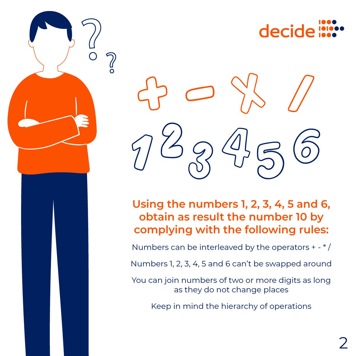decide4AI's tweet photo. 🤩 Today we are celebrating, it's #InternationalMathsDay! 🧮

For this reason, we want to leave here some mathematical challenges... Do you dare to solve them? 

We are betting on #AI, what about you?

#decide4AI #MathematicsForEveryone #idm314 #InternationalMathematicsDay https://t.co/zspTiJa7xc