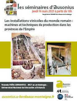 BordasHernan's tweet photo. 📅Après demain 
@YolandaPCervant nous parlera de vin et des mille façons dont les Romains pressaient le jus de raisin.
⏰ 16h
⌖ Amphi archéo, Ausonius https://t.co/OjJLs68iqs
