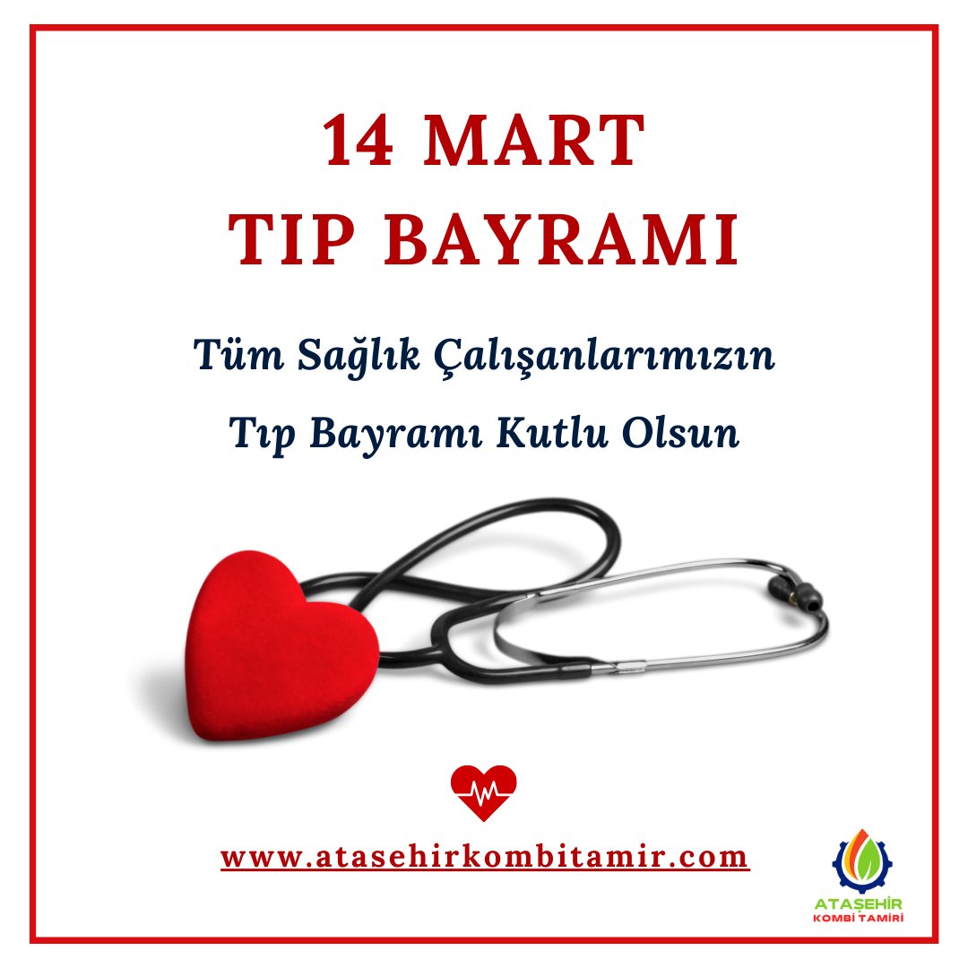 HertesTesisat's tweet photo. Tüm Sağlık Çalışanlarımızın, Tıp Bayramı Kutlu Olsun.

#14mart #tıpbayramı #kombiservisi #kombitamiri #petektemizleme #petekyıkama https://t.co/RnbkfdtLnG