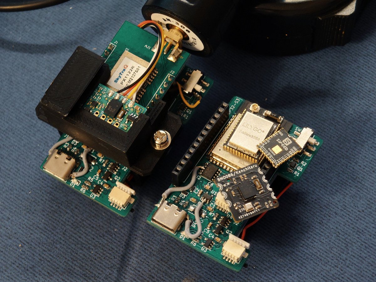 highvis_supply's tweet photo. Sticking with the #skytraq #PX1122R #RTKGNSS due to @ublox inaccessibility.

Upgrading to #BNO086 + #BME280 based off of DIY breakout.

Considering moving to #RISCV with the @SipeedIO #M0S or staying on #ARM with @lilygo9 #TMicro32S3.

#LTE #CATM1 was abandoned due to latency. https://t.co/g3iwjUIOxj