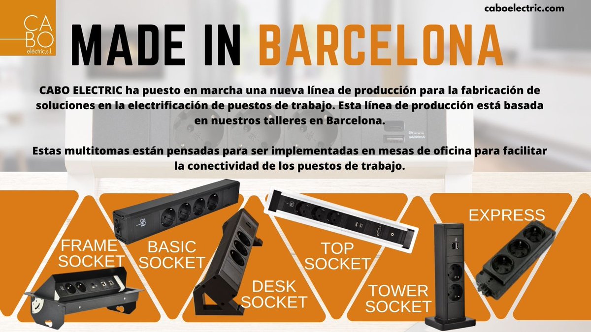 CABOElectricSL's tweet photo. Seguimos creciendo! Te has enterado de nuestras más recientes novedades?
Para más información visita nuestra página web.
https://t.co/VGIVbSQcwk https://t.co/h4zUiTggyy