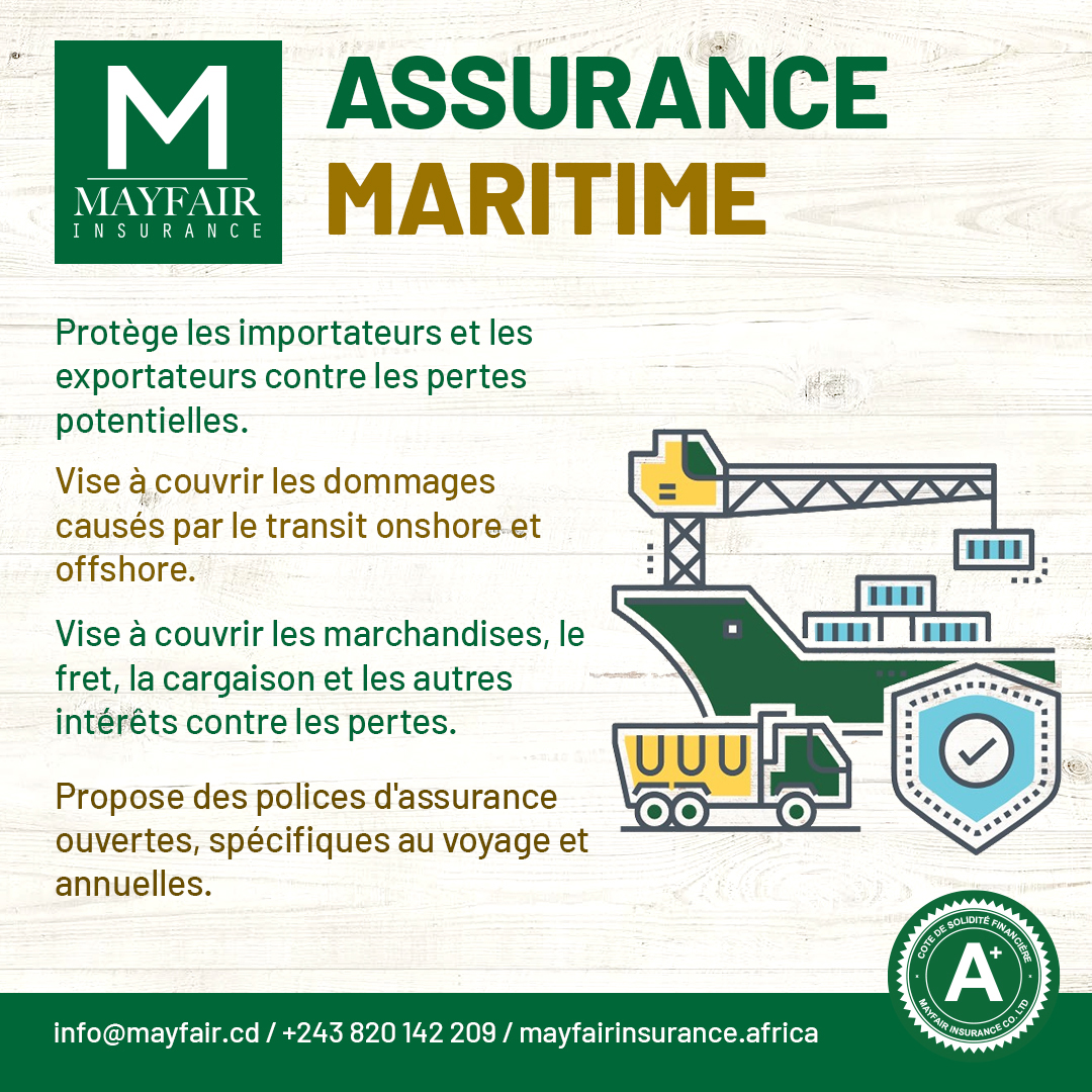 MayfairSa's tweet photo. Nos services sont disposés à vous accompagner dans l'émission des certificats d'assurance SNECA
Parlez nous dès aujourd'hui de l'Assurance Facultés Maritimes (Marchandise). Vous êtes entre de bonnes mains !
#assurance
#facultésmaritimes
#Mayfair
#arca
#sneca https://t.co/BeikYnjWYL