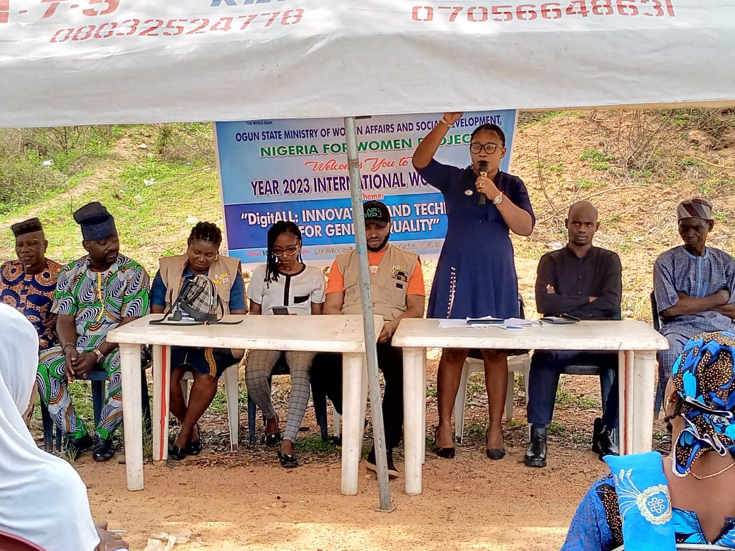 nfwp_sup's tweet image. NFWP is not relenting in it efforts to ensure rural women are widely sensitized &amp;amp; educated on this years theme of the IWD. The train was in Mologede Obete in Odeda LGA of Ogun state &amp;amp; the women here were excited to receive the team. #IWD23 #ogunspcu #nfwp #EmbraceEquity
