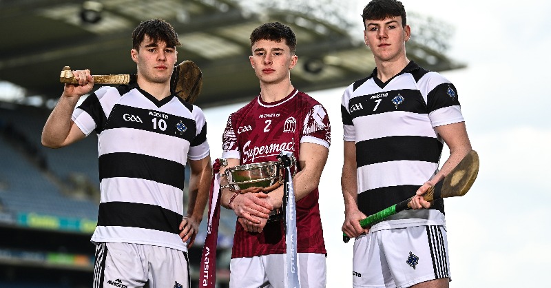 officialgaa's tweet photo. Competing in their eight Masita All-Ireland Post Primary Schools Senior Hurling 'A' Croke Cup Final in a row on St. Patrick's Day, @KilkennyCLG school @KieransCollege is a remarkable hurling nursery. #GAABelong