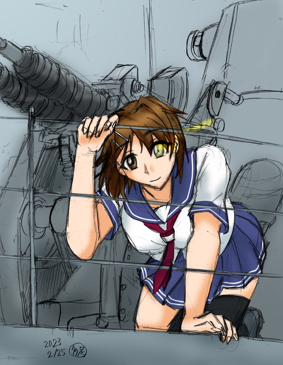 #既掲でもいいのでとにかく重巡洋艦を貼ろう
古鷹。
砲雷撃戦がお好き? 結構! ますます好きになりますよ!
とばかりに重巡の良い所を布教してくれる。らしい。