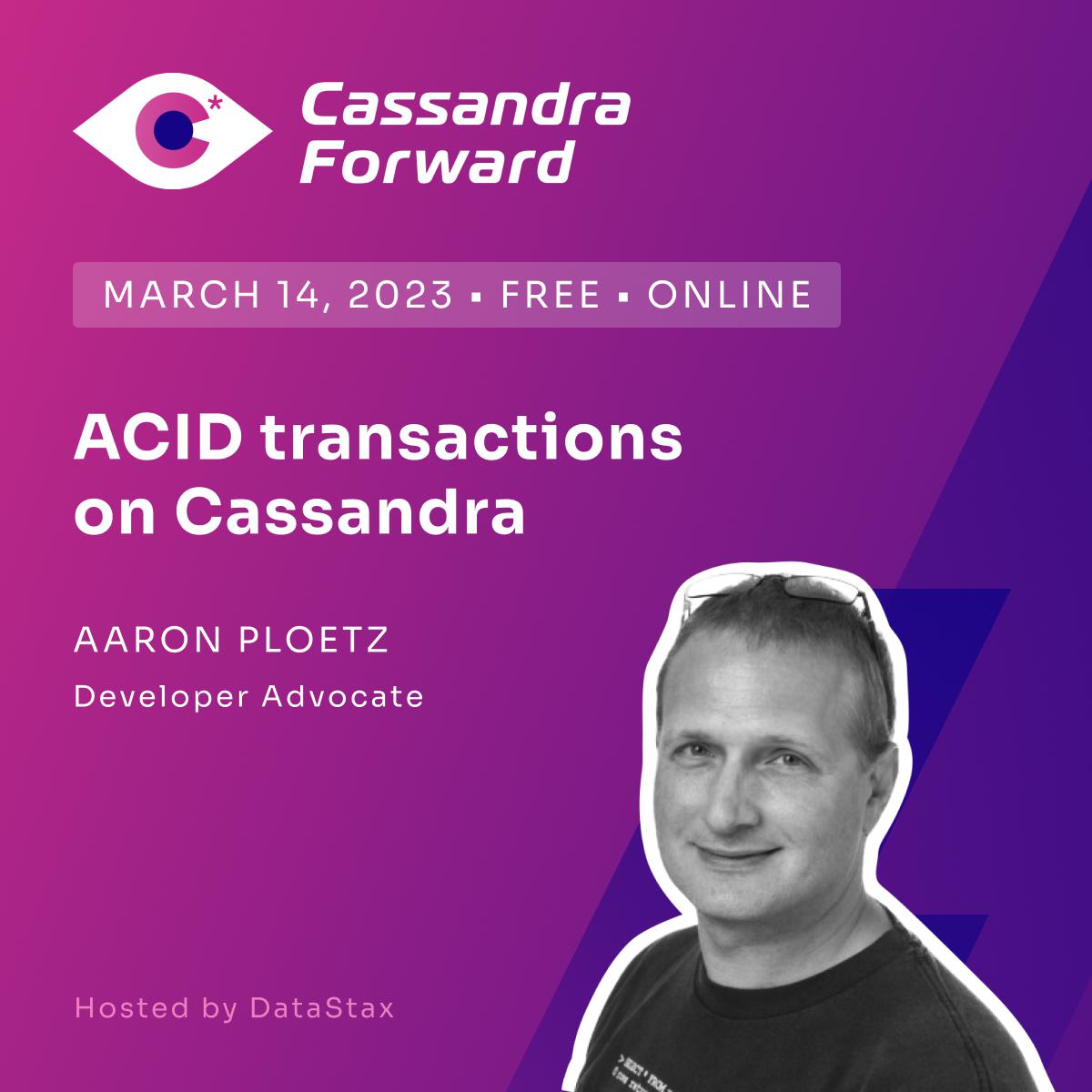 yukim's tweet image. 本日オンラインイベント #CassandraForward が開催されます (日本時間午後8時)。現在開発中のCassandraに実装されるACIDトランザクションについてのセッションもあります。是非ご参加ください。 dtsx.io/3jQHpJL
#ApacheCassandra
