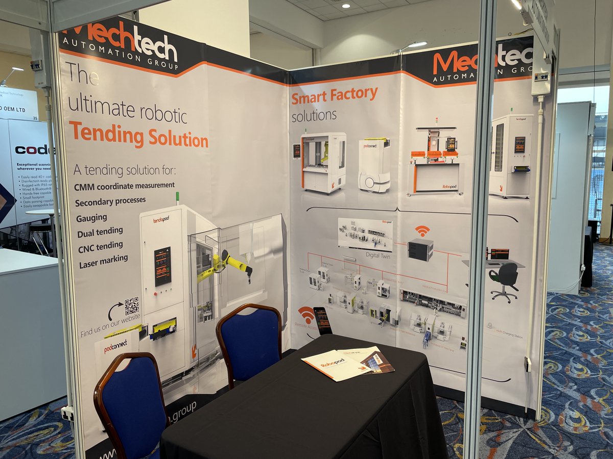 RobopodLtd's tweet photo. Next week is @MedicalTechUK
The team will present the automated solutions we offer to the medical industry.
Visit us at Stand 49!
Read more- https://t.co/lMl6jUy7iK
#BeyondSmart #SmartFactory #DigitalManufacturing #UKManufacturing #MedicalTechUK https://t.co/Xt8OqLV5ze