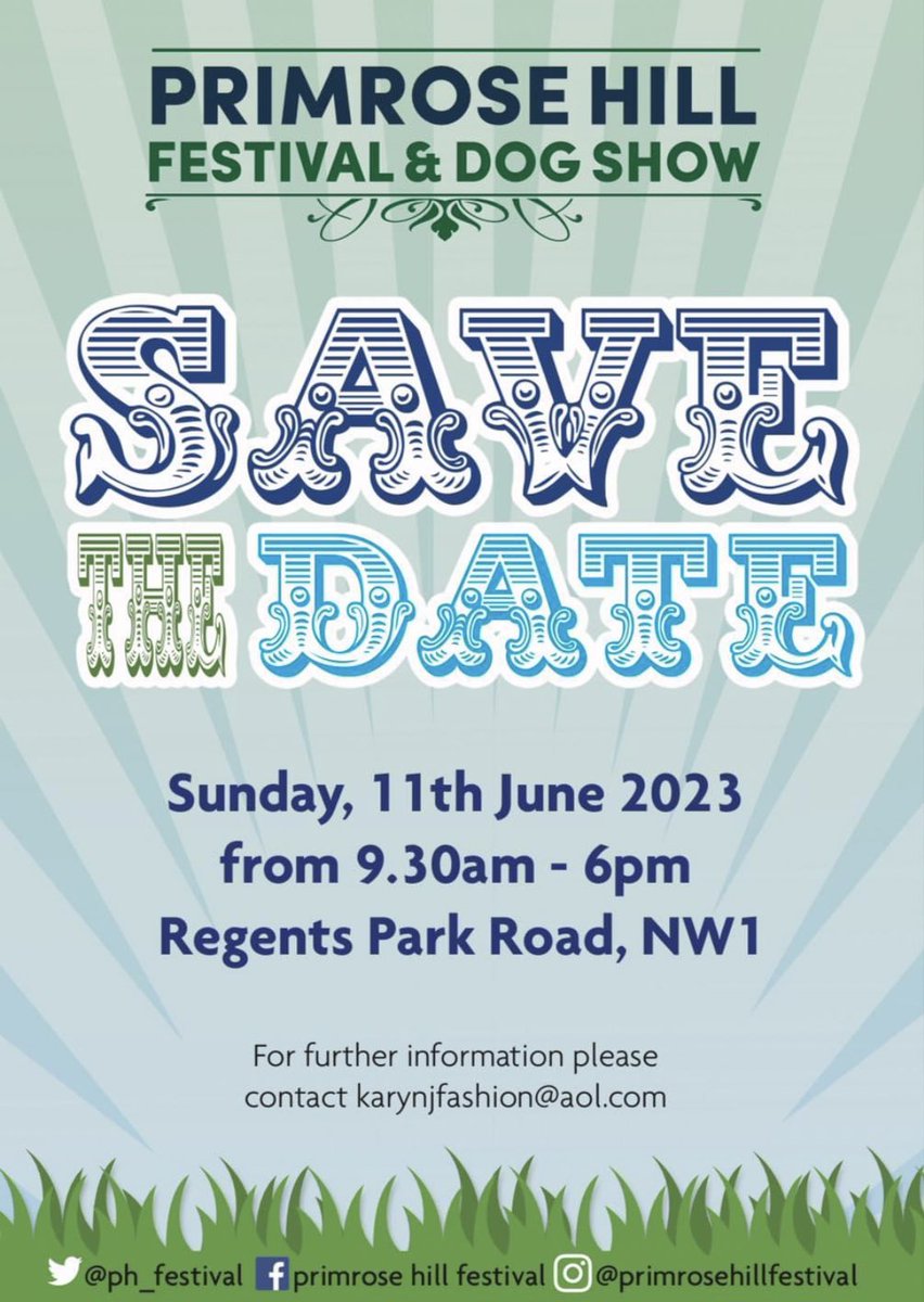 Would you like a stall at the famous Primrose Hill Festival &amp; Dog Show? 

Due to expansion we have a few stalls that have come up for grabs!

Please contact karynjfashion@aol.com for a stall application form.