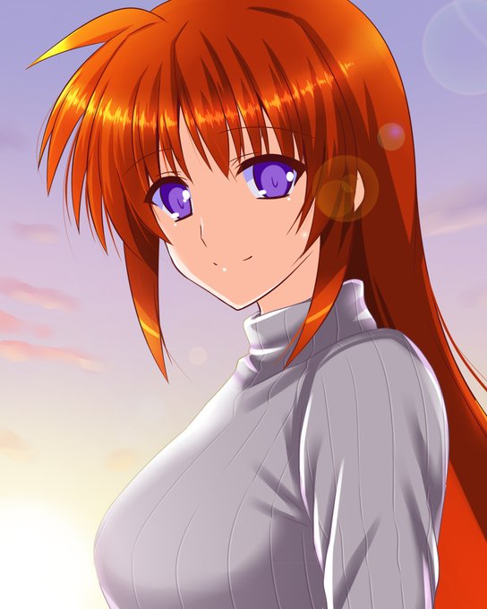 なのは、キミが居たから
私はここにいるんだよ。
これからも---
ずっと、ずっと一緒だから。
私が、なのはを守るから。

って言いたいけど言えないフェイトさんを
「どうしたの、フェイトちゃん」
て感じのなのはさん妄想～
なのはさん誕生日おめ!

#高町なのは生誕祭2023
#高町なのは誕生祭2023 